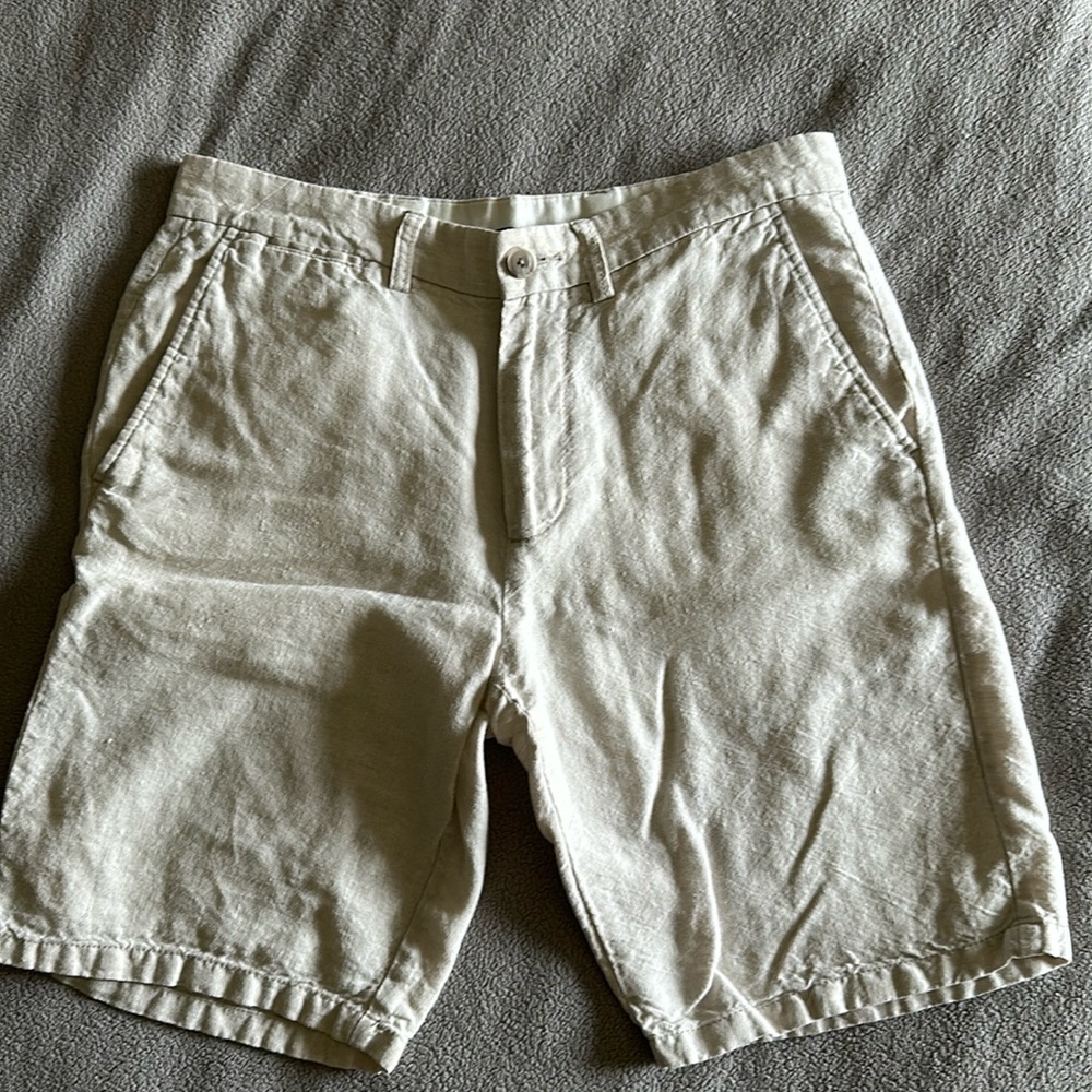 Linen shorts